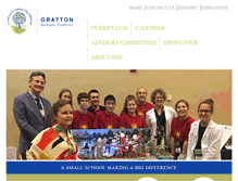 Tablet Screenshot of grattonschool.net